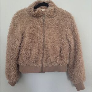 Vestique Tan Teddy Jacket